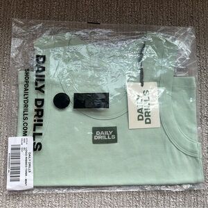 Daily Drills Logo Ribbed Tank